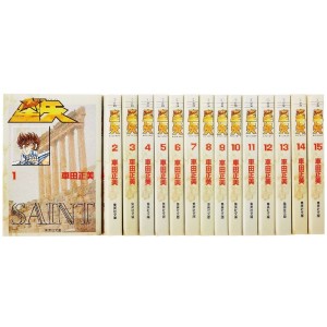 ﻿SAINT SEIYA Completo em 15 volumes - Edição Japonesa de Bolso 聖闘士星矢 全15巻 セット
